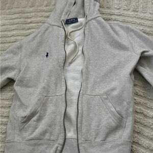 Ralph Lauren fleece full zip hoodie